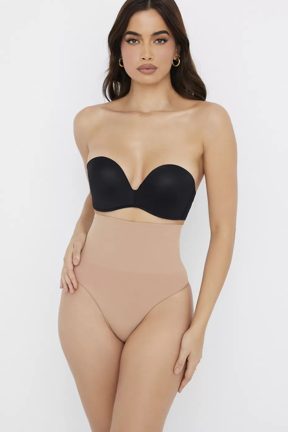 House of CB Sculpting High Waist Thong Cafe Au Lait