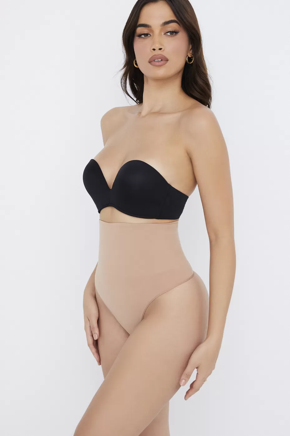 House of CB Sculpting High Waist Thong Cafe Au Lait