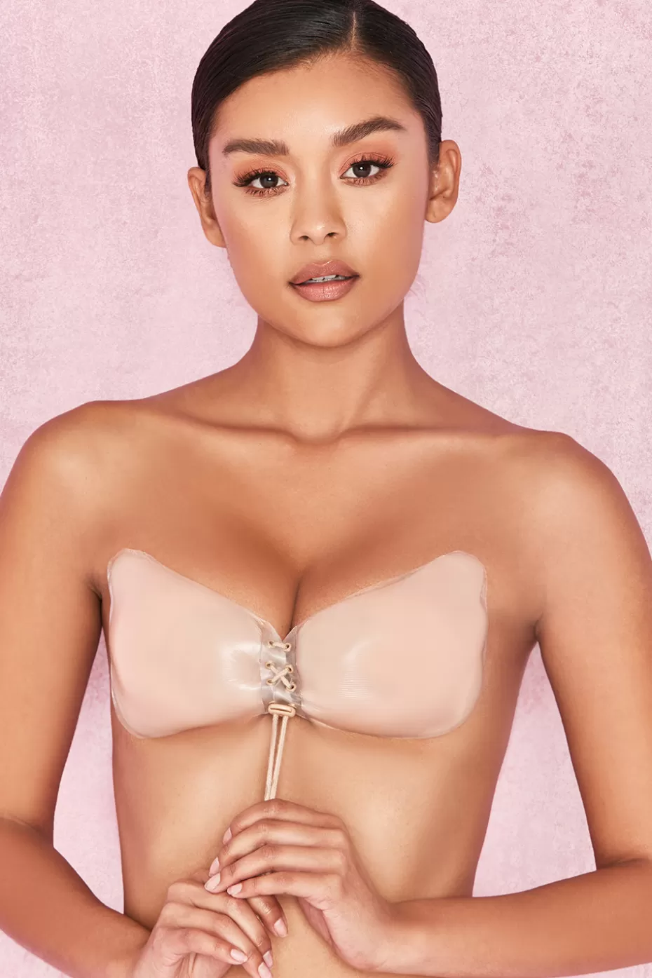 House of CB Silicon Push Up Invisible Bra - Beige