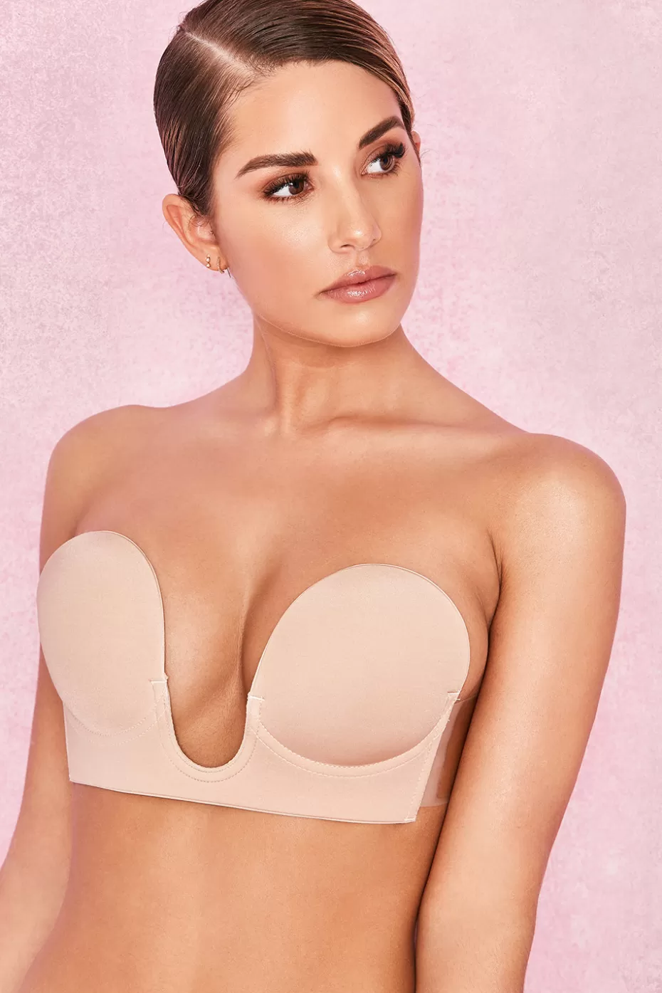 House of CB U Plunge Self Adhesive Bra - Beige